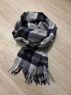 Joshua Ellis チェック柄 カシミヤ ストール