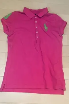 Ralph Lauren キッズ ピンク ポロシャツ L