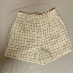 ツイード ショートパンツ キュロット