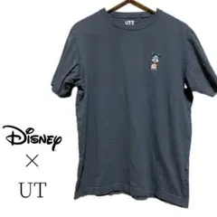 Disney × UT ミッキーマウス Tシャツ スミ黒/Lサイズ