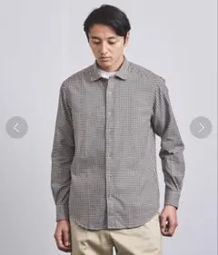 【美品】UNITED ARROWS フランネルチェックシャツ L