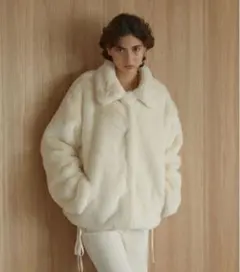 miro amurette SHORT ECOFUR COAT
