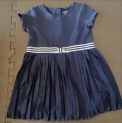 『美品』ラルフローレン　90センチ 半袖ワンピース　濃紺　女の子