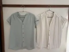※訳あり　ロペピクニック　半袖ブラウス2点セット(サイズ38)