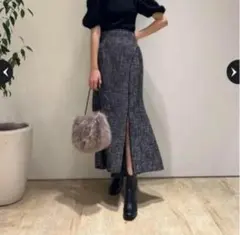 【美品】マイストラーダ＊ツイードアシメスカート