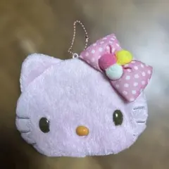 헬로 키티 페이스 타입 미니 파우치