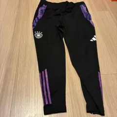 adidas ドイツ代表 トレーニングパンツ　ブラック/パープル
