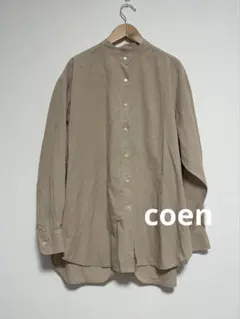 coen 長袖シャツ　チュニック