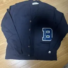 A BATHING APE ケーブルニットカーディガン M ネイビー A BATHING APE カーディガン ネイビー A BATHING APE ケーブルニット