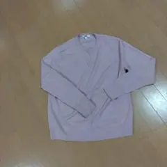 ユニクロ　ウールニット　かわいいピンク