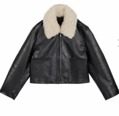 Ameri ★ 2WAY COMPACT FAKE LEATHER JACKET