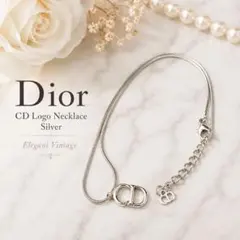 3063-2 保存箱付き✨Dior ネックレス CD ロゴ 希少 刻印 cm - メルカリ