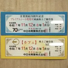 【⚠️出品〜1/1】中日本興業ミッドランドスクエアシネマプレミアムシート＋カフェ