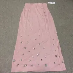 Diagram ダイアグラム 刺繍ワイドサロペット ビジュー レース 38