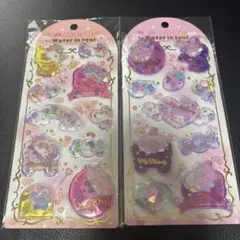 ☆【正規品】ハローキティ　マイメロディ ウォーターインシール　2こセット☆