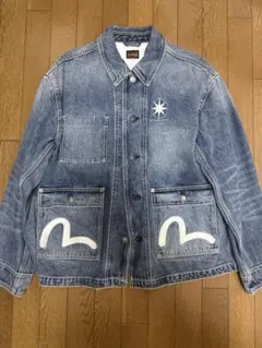00s EVISU エヴィス 迷彩 カモフラ ジャケット デニムジャケット