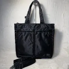 PORTER ポーター タンカー 2way トートバッグ ブラック　黒のサムネイル
