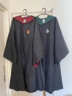 ハリーポッター　[6点セット]ローブ＋ネクタイ＋杖