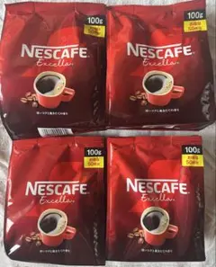 【新品】ネスカフェエクセラ　レギュラーソリュブルコーヒー100g×4袋のサムネイル