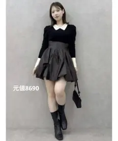 dazzlin バルーンミニスカート