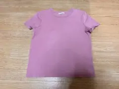【2025SS】ザラZARAインターロックショートスリーブＴシャツピンク系色Sのサムネイル