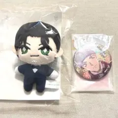 名探偵コナン セガラッキーくじ ぬいぐるみ 赤井秀一　彩光キラキラカンバッジ