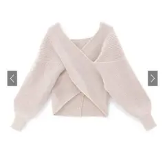 カシュクールニットトップス [mb1515]