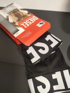 DIESEL ディーゼル ブラック ボクサーパンツ 1枚 Mサイズ ビッグロゴのサムネイル