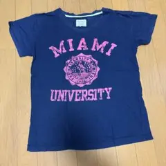MIAMI UNIVERSITY Tシャツ ネイビーのサムネイル
