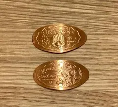 【匿名配送】ディズニースーベニアメダル　トゥーンタウン２枚セット