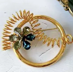 特大　海外製　ヴィンテージ ブローチ　3576