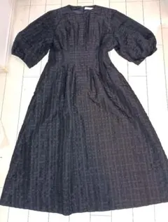 【美品】OPAQUE．CLIP フォーマル　バルーンスリーブワンピース