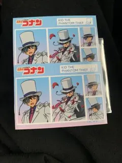 名探偵コナン 証明写真風ステッカー2 怪盗キッド　2点