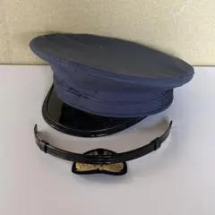 レプリカ警察活動帽 紺色 金色ラバー桜紋章 - メルカリ