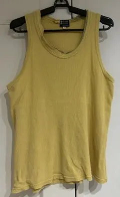 春夏　TAKEO KIKUCHI イエロー タンクトップ　サイズ3(L)