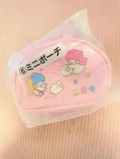 【新品未開封未使用】キキララ　くじ　ポーチ　50周年を記念したピンクのミニポーチ