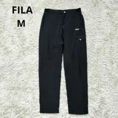 FILA フィラ ナイロンジャージパンツ裏フリーブラックスポーツ体操M