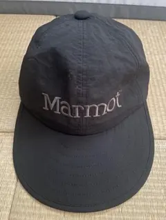 Marmot ロングビルキャップ　ブラック