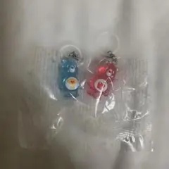 ケアベア クリアマスコットチャーム2 めじるしアクセサリー2点