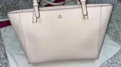TORY BURCH トートバッグ ピンク トリーバーチ 肩掛 レザー