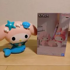 マイメロ ソフビフィギュア マイメロディ＆マイスイートピアノペン立てセット