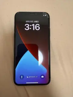 iPhone10 画面すこしひび割れ