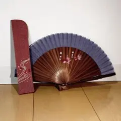 a*7様 金魚模様扇子とケース
