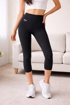 RIZAP レギンス スポーツレギンス ７分丈 ブラック Lサイズ