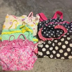 水着　まとめ売り　女の子　５枚セット　95、100、110　ワンピース水着
