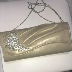 2way ビジュー付きミニバッグ