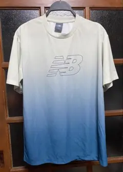 New Balance テニス用Tシャツ グラデーション Lサイズドライ速乾のサムネイル