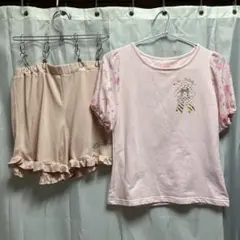 R*0様 サンリオ ルームウェア上下 M ピンクのサムネイル