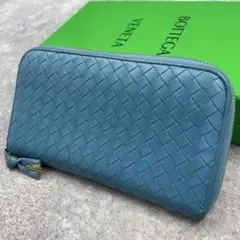 BOTTEGA 長財布 マキシ イントレチャート バイカラー 現行モデル