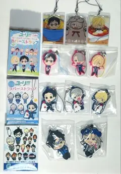 ユーリ!!! on ICE ローソン　カバー付クリアストラップ　ラバスト　11種